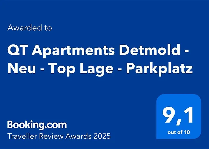 Qt Apartments Detmold - Neu - Top Lage - Parkplatz